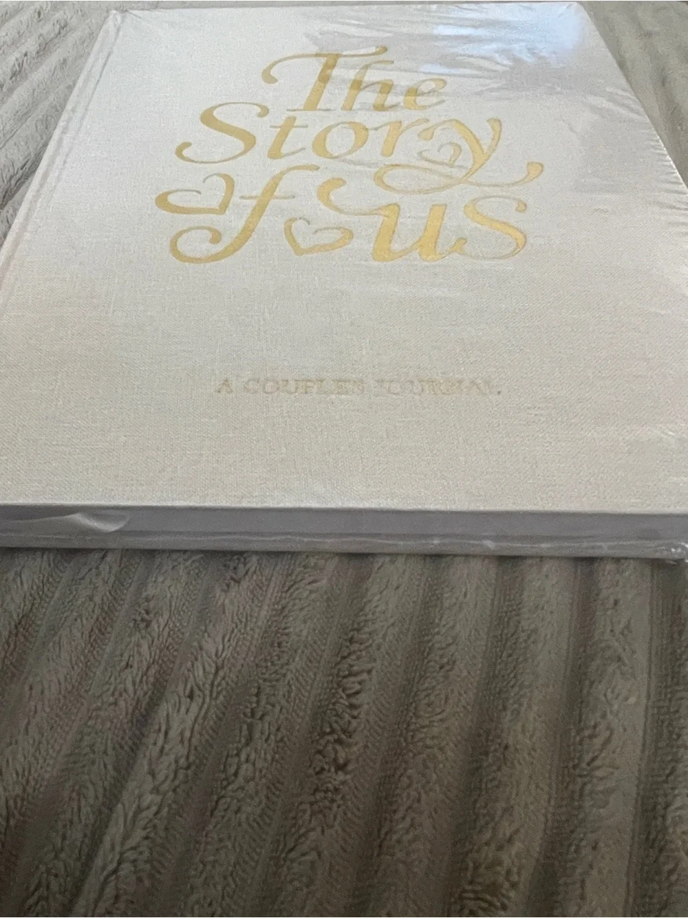 The Story of Us, Linen Dating 1st to 70th Anniversary Couple Memory Book